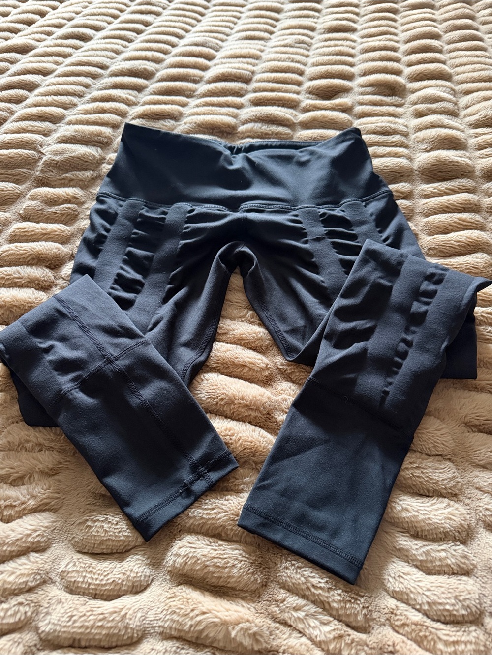 High-Waist Black Sculpting Leggings for Women